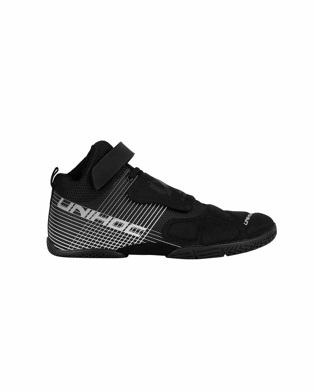 Unihoc black UX Goalie Shoes